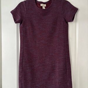 LOFT Burgundy Knit Dress